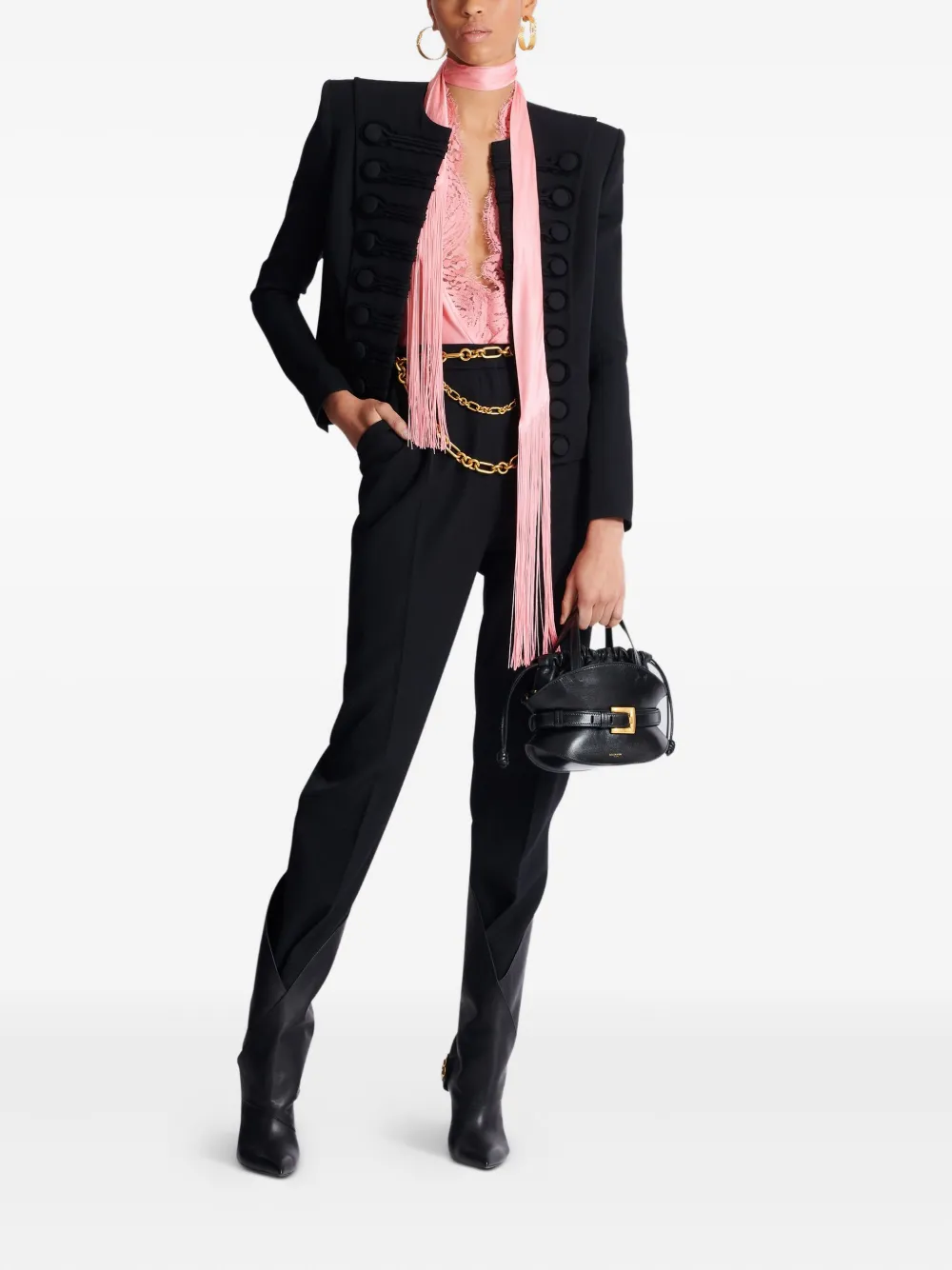 Balmain Wollen broek - Zwart