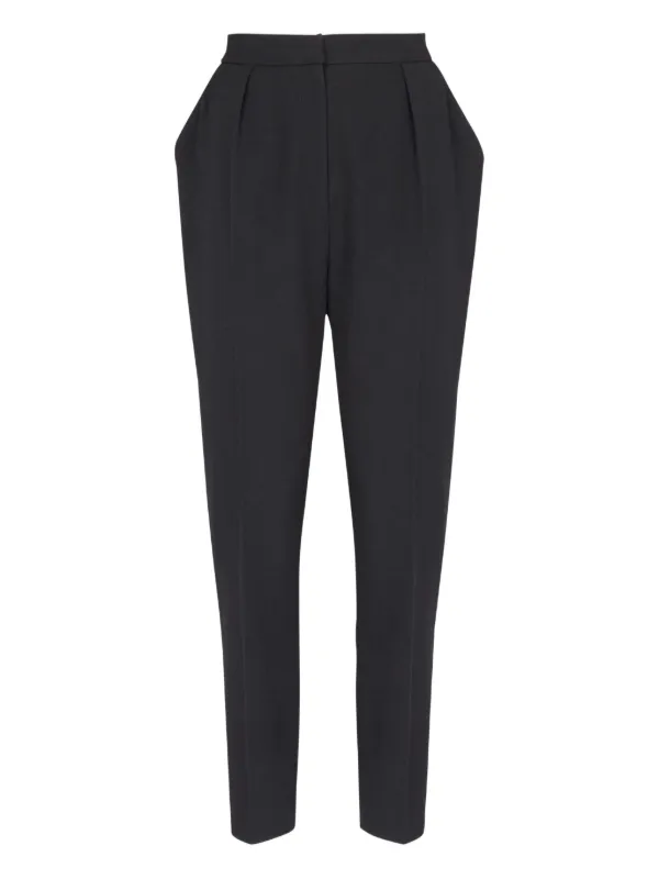 Balmain Wool Trousers in Black