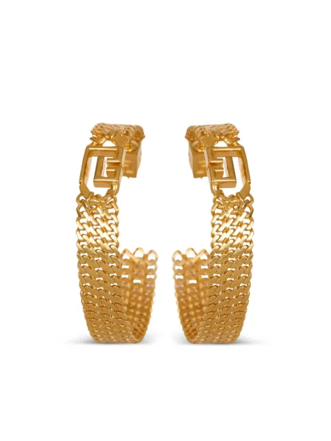 Balmain Sync PB hoop earrings 