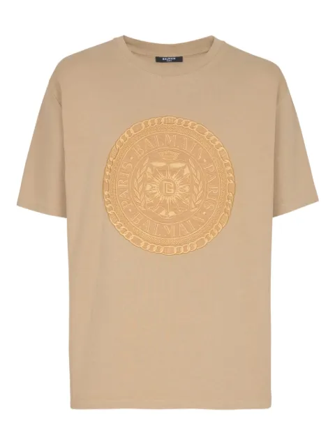 Balmain Médaille-embroidered T-shirt