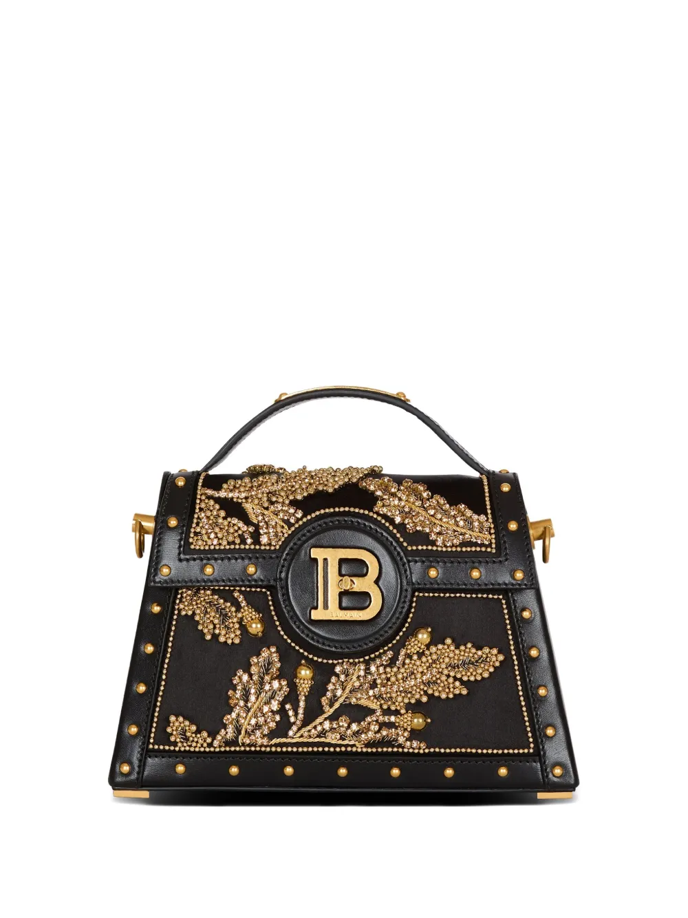 Balmain B-buzz Dynasty Tote Bag In Black