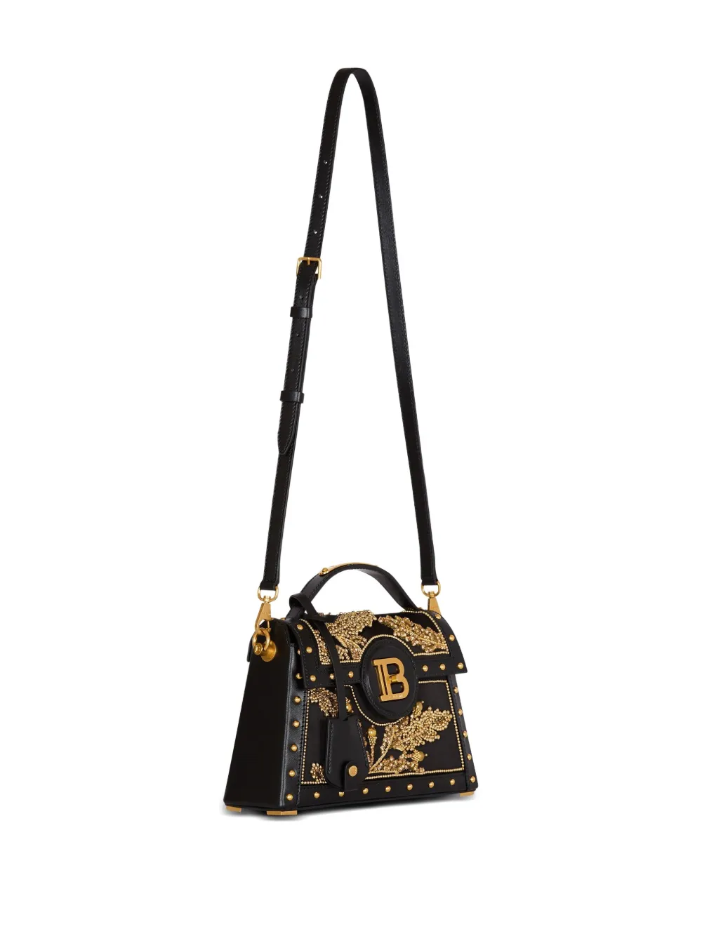 Balmain B-buzz Dynasty Tote Bag In Black