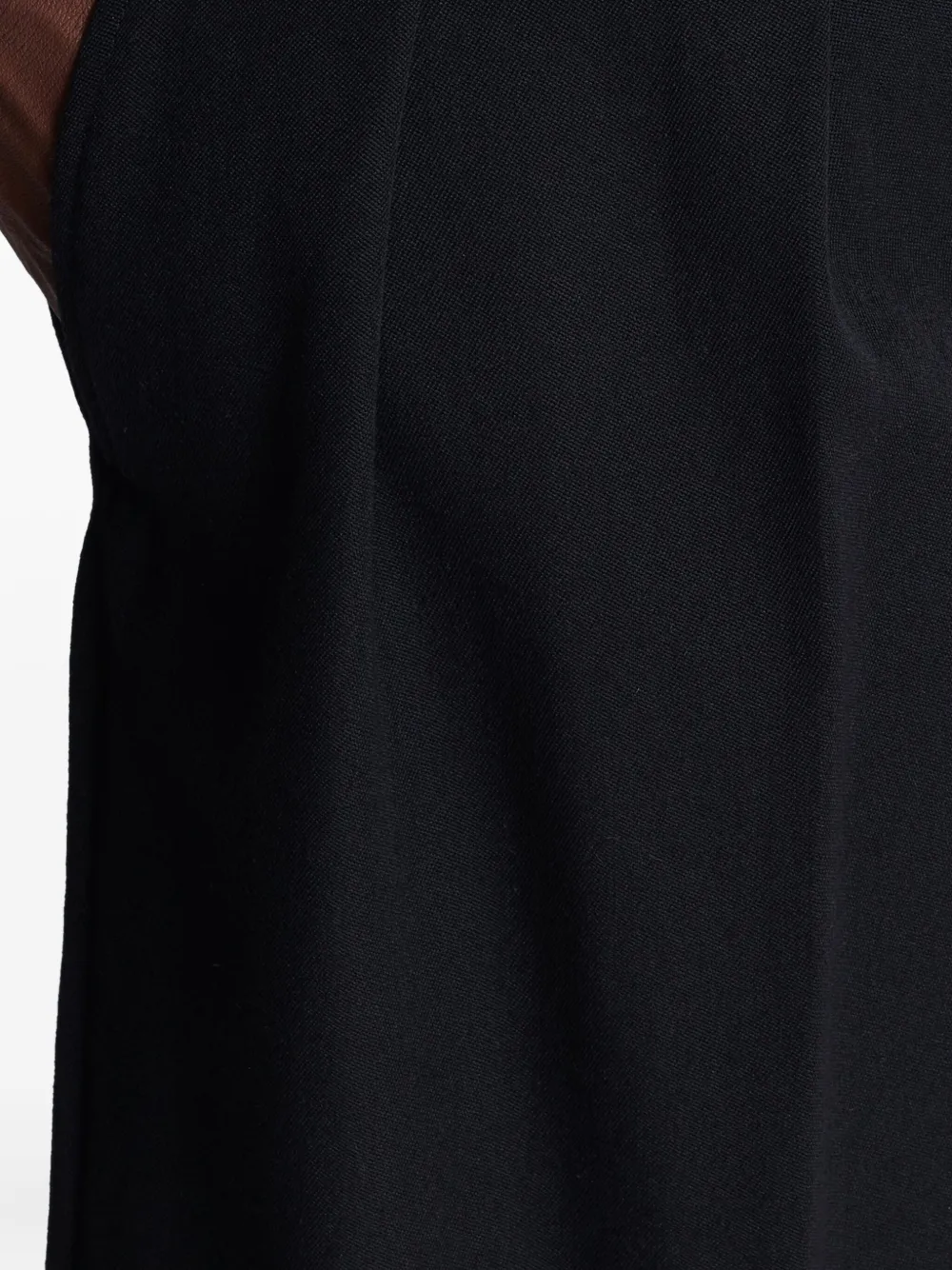 BALMAIN GRAIN DE POUDRE PLEATED SHORTS