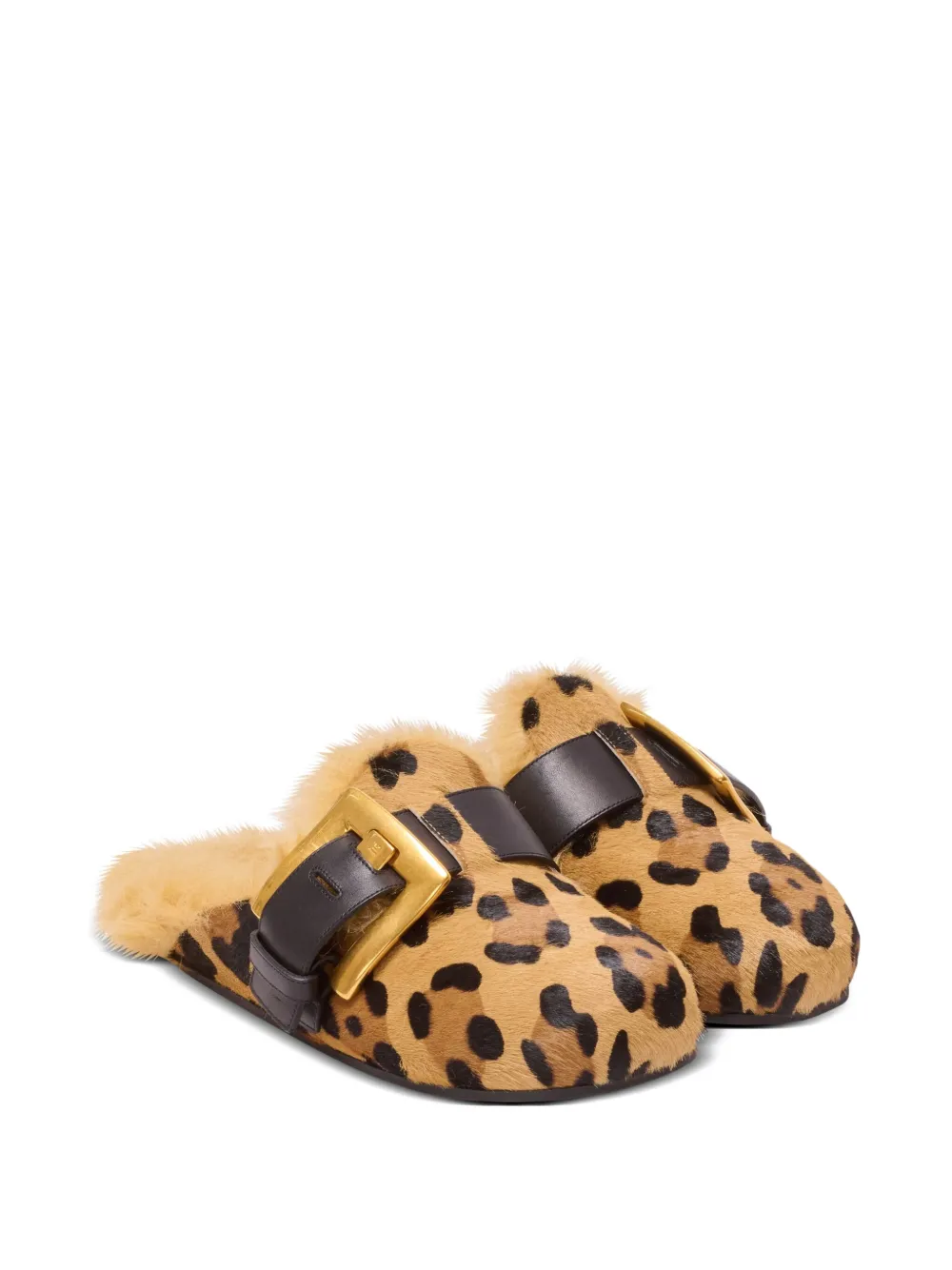 Balmain Anthem mules Brown