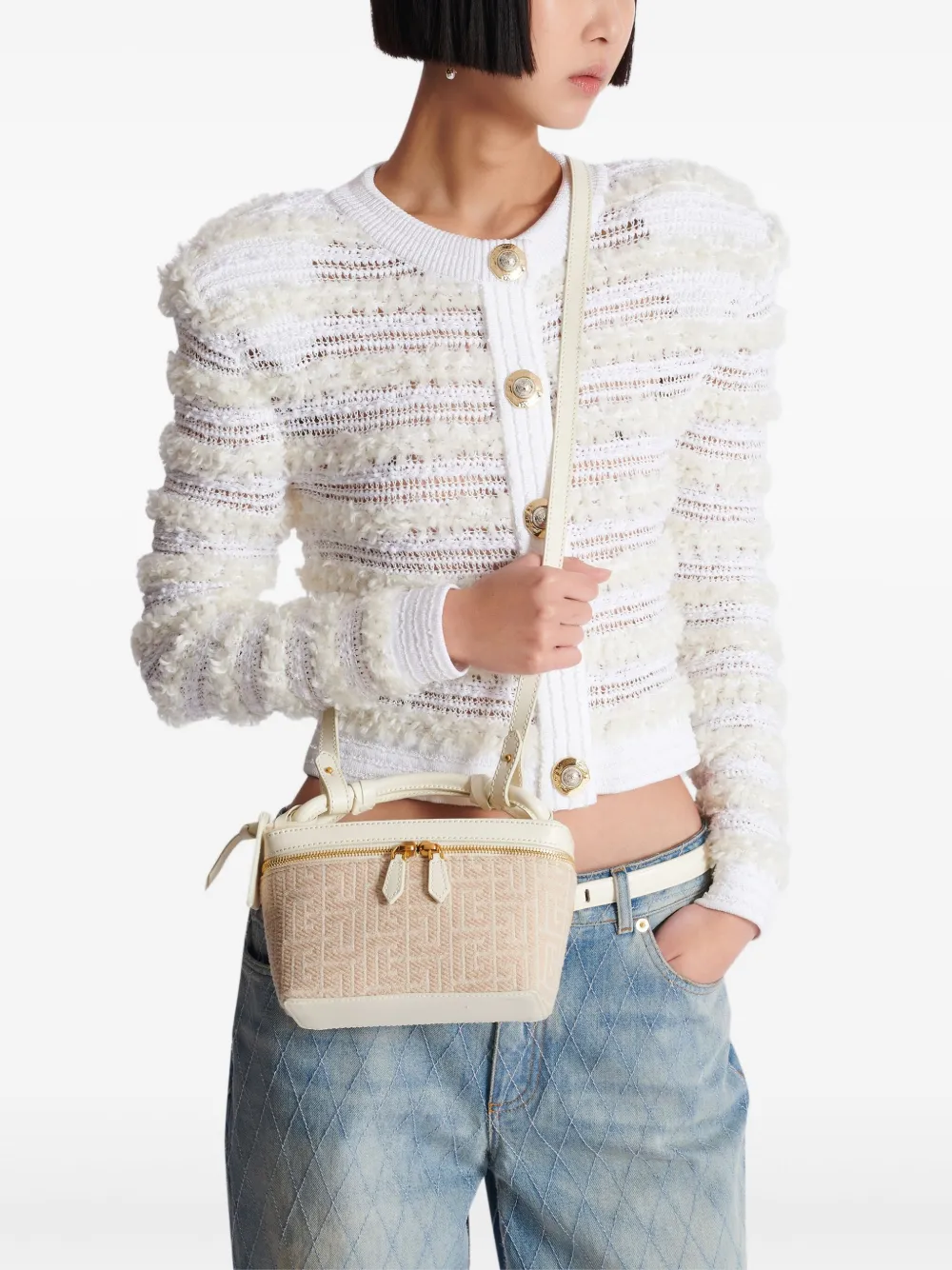 Balmain B-Army crossbodytas Beige