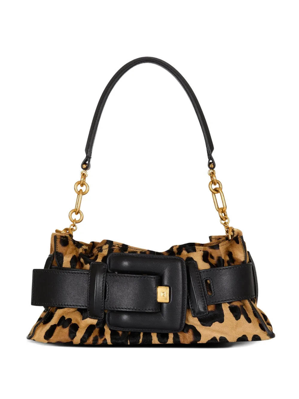 Balmain Kleine Anthem schoudertas Bruin