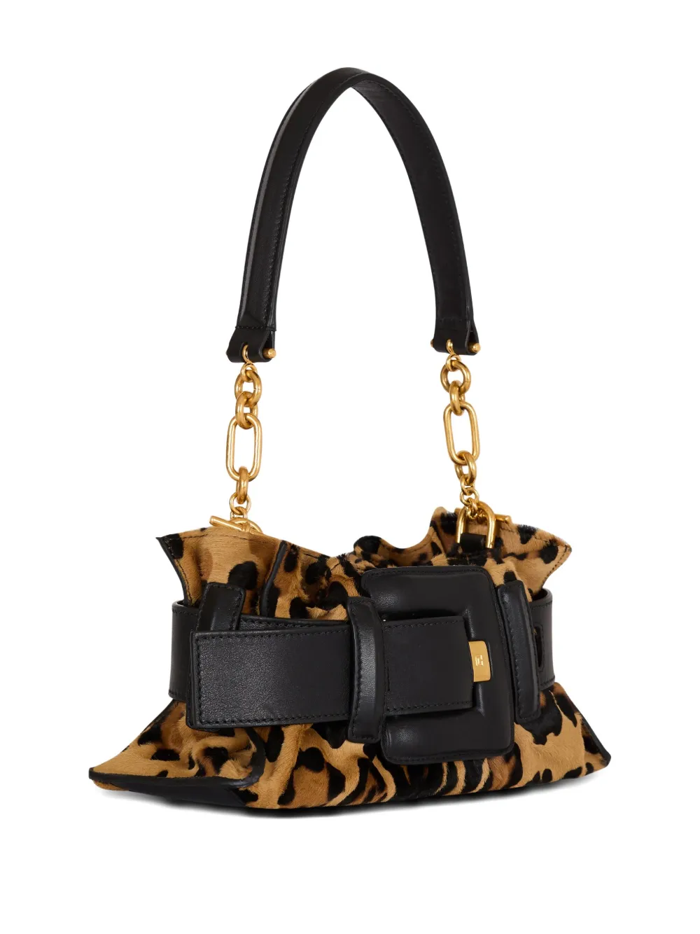 Balmain Kleine Anthem schoudertas Bruin