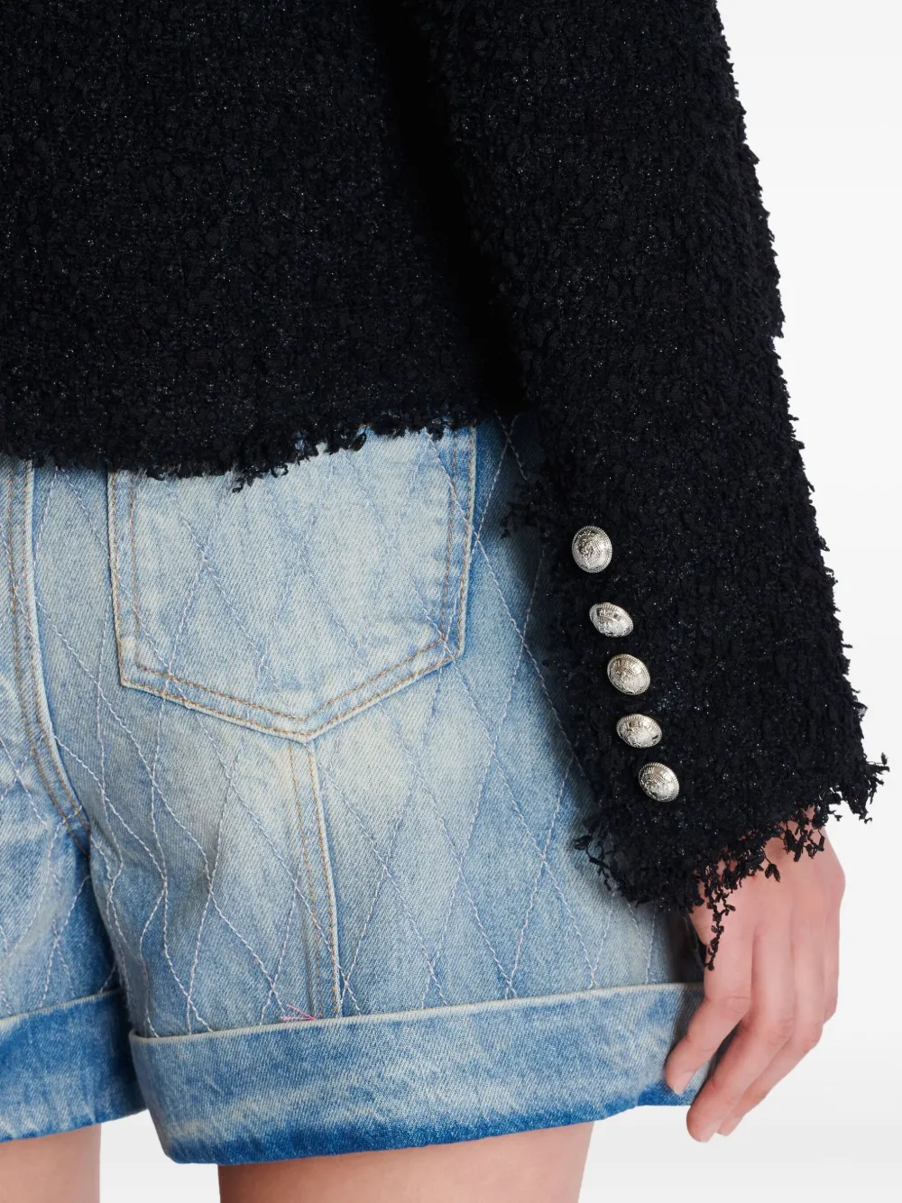 Shop Balmain Tweed Jacket