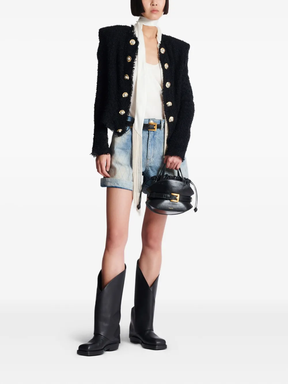 Balmain chamarra de tweed | Chamarras ajustadas | Image 2
