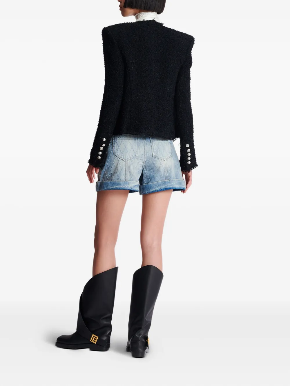 Shop Balmain Tweed Jacket
