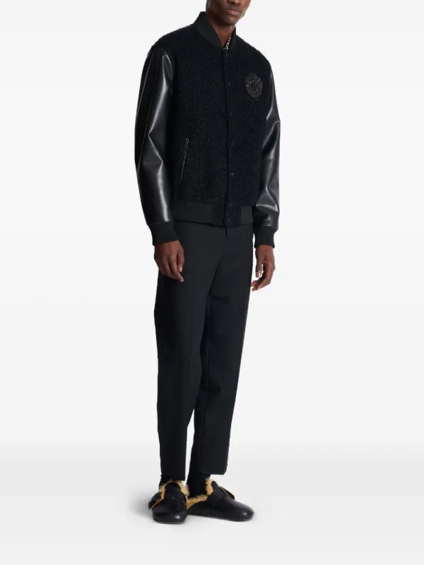 Balmain スタジアムジャンパー | ブラック | FARFETCH JP