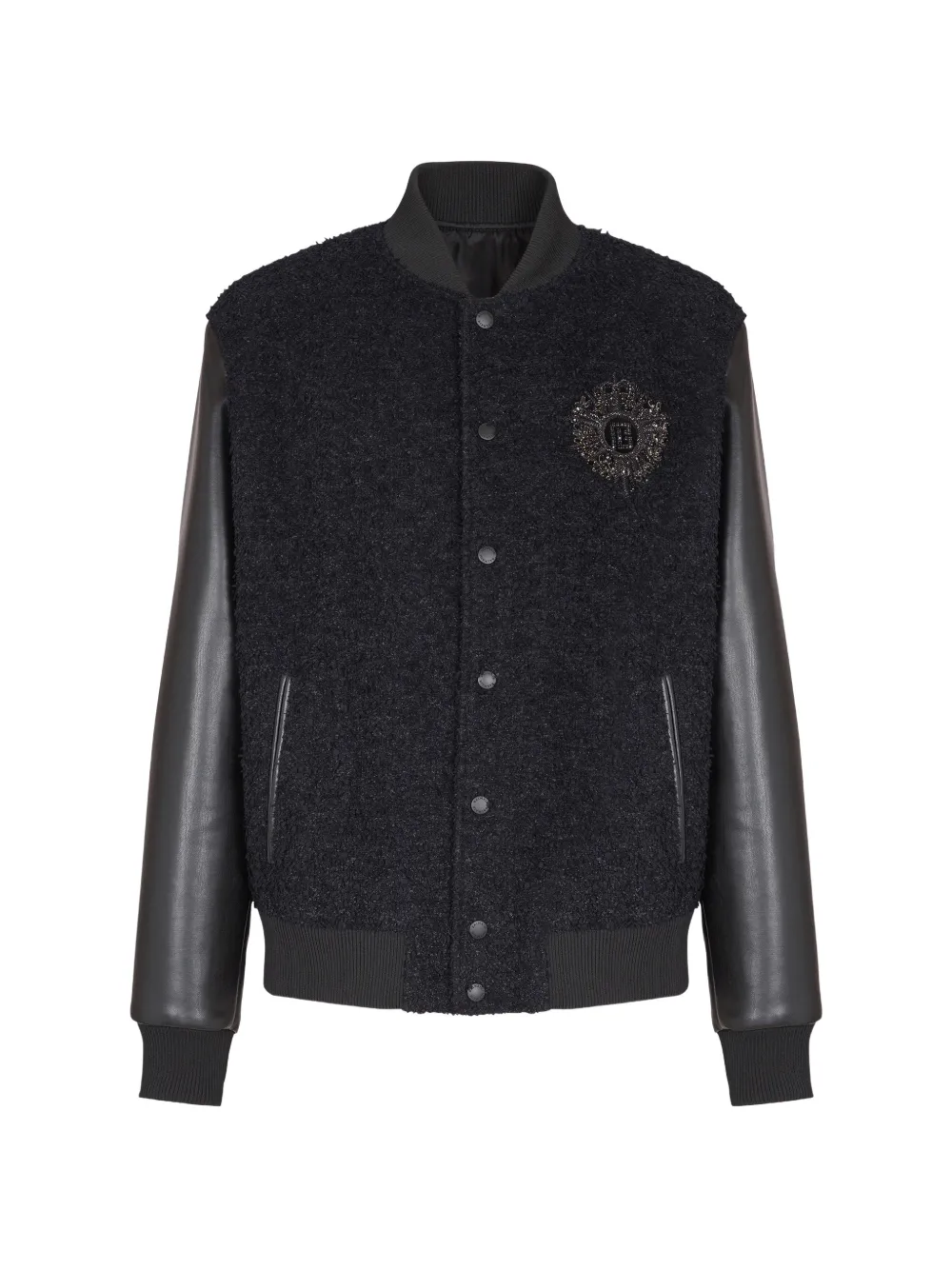 Balmain Varsity bomber jacket | Black | Image 1