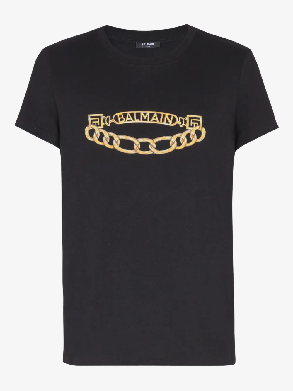Balmain playera con estampado Chaînes | negro | Image 1