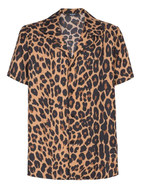 Balmain chemise à boutonnière sur le devant
