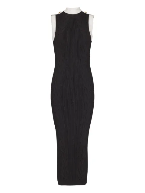 Balmain two-tone midi dress