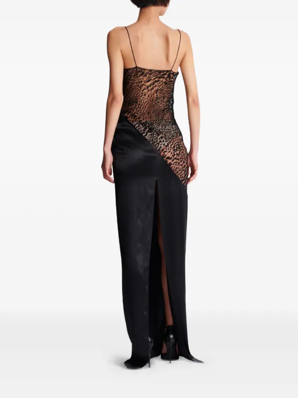 Balmain lace-embellished Dress | Black | FARFETCH