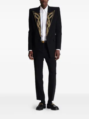 BALMAIN シープスキンテーラードジャケット サイズ11*BD1000 BALMAIN シープスキンテーラードジャケット サイズ11*BD1000