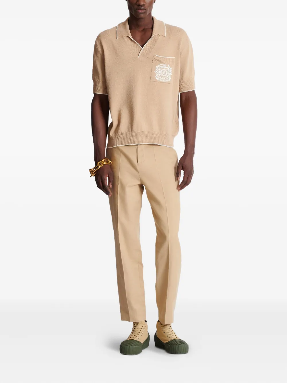 Balmain Plooibroek - Beige