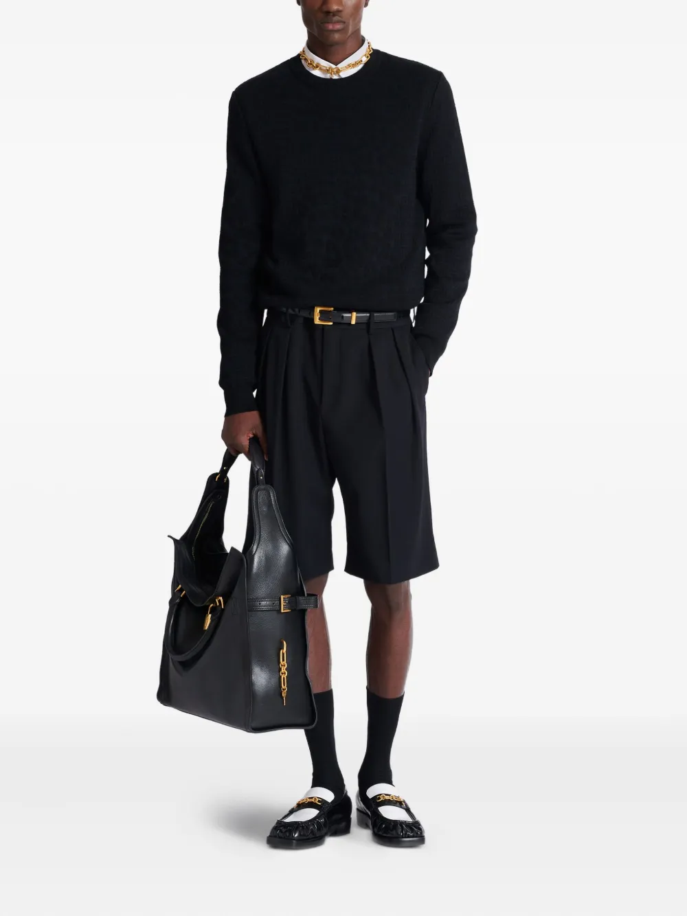 Balmain leopard-print jumper | Knitted Sweaters | Image 2