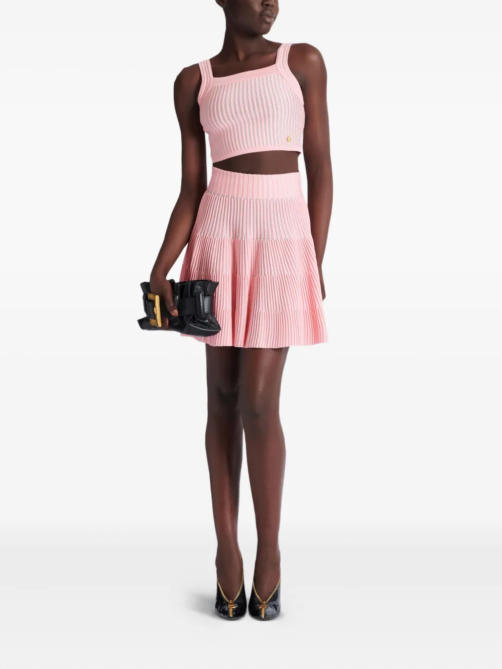 Balmain Cropped top Roze