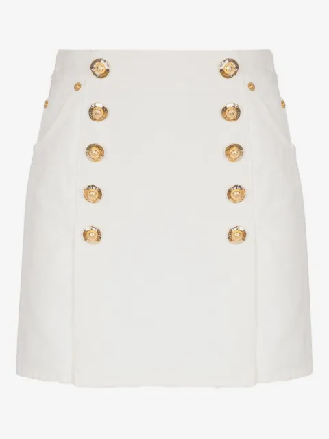 Balmain falda de lona