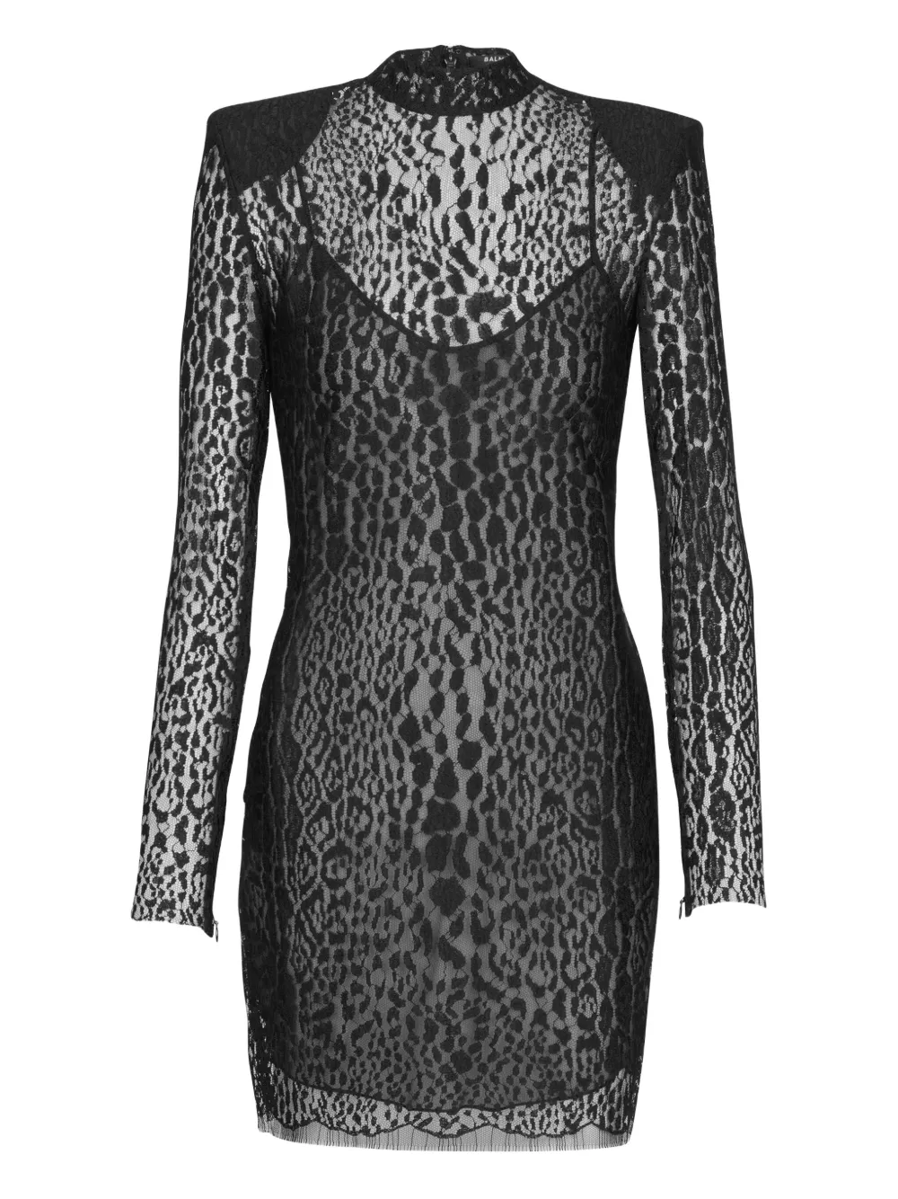 Balmain leopard-print bodycon dress | Black | Image 1