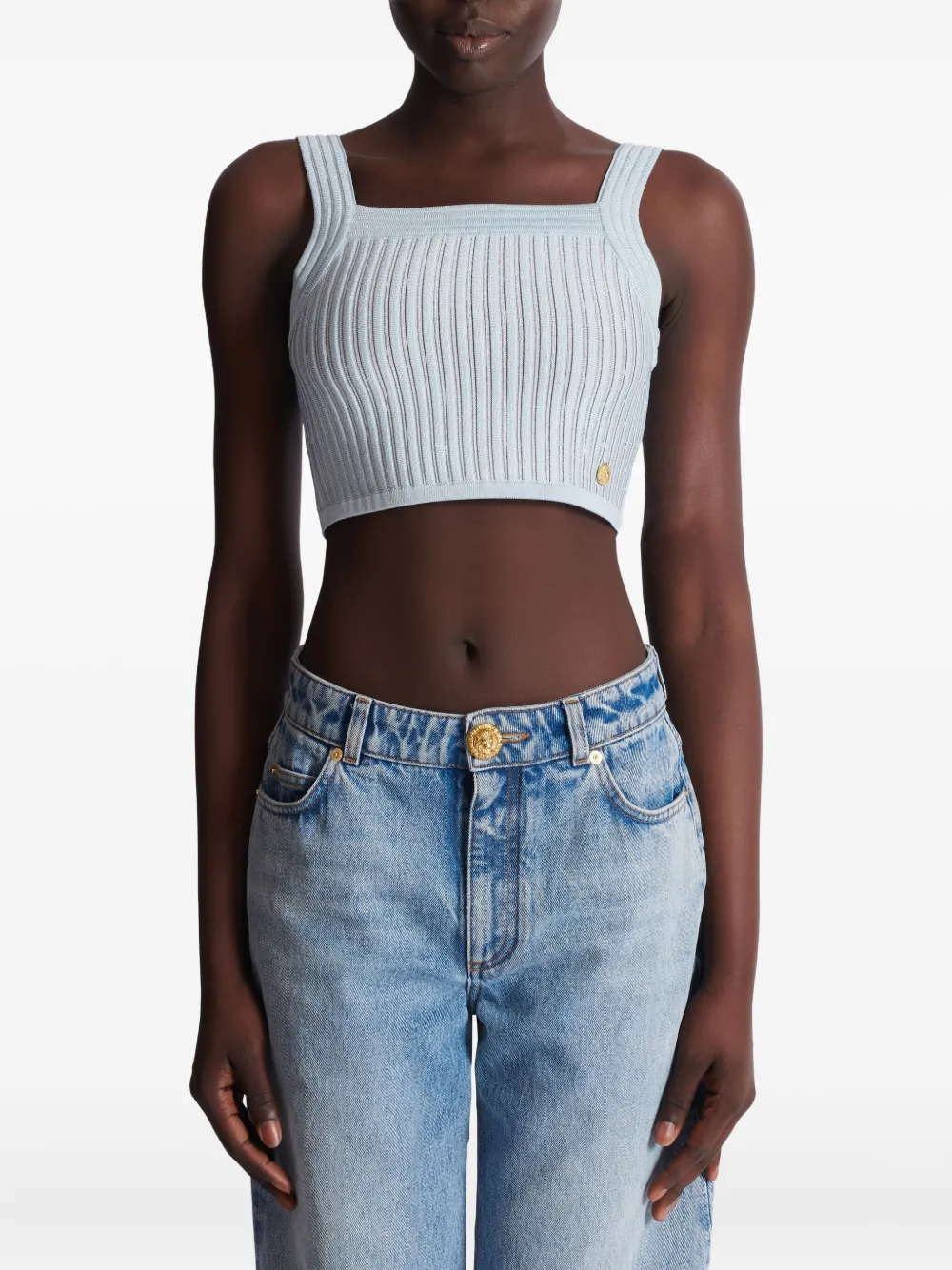 Balmain Cropped top Blauw