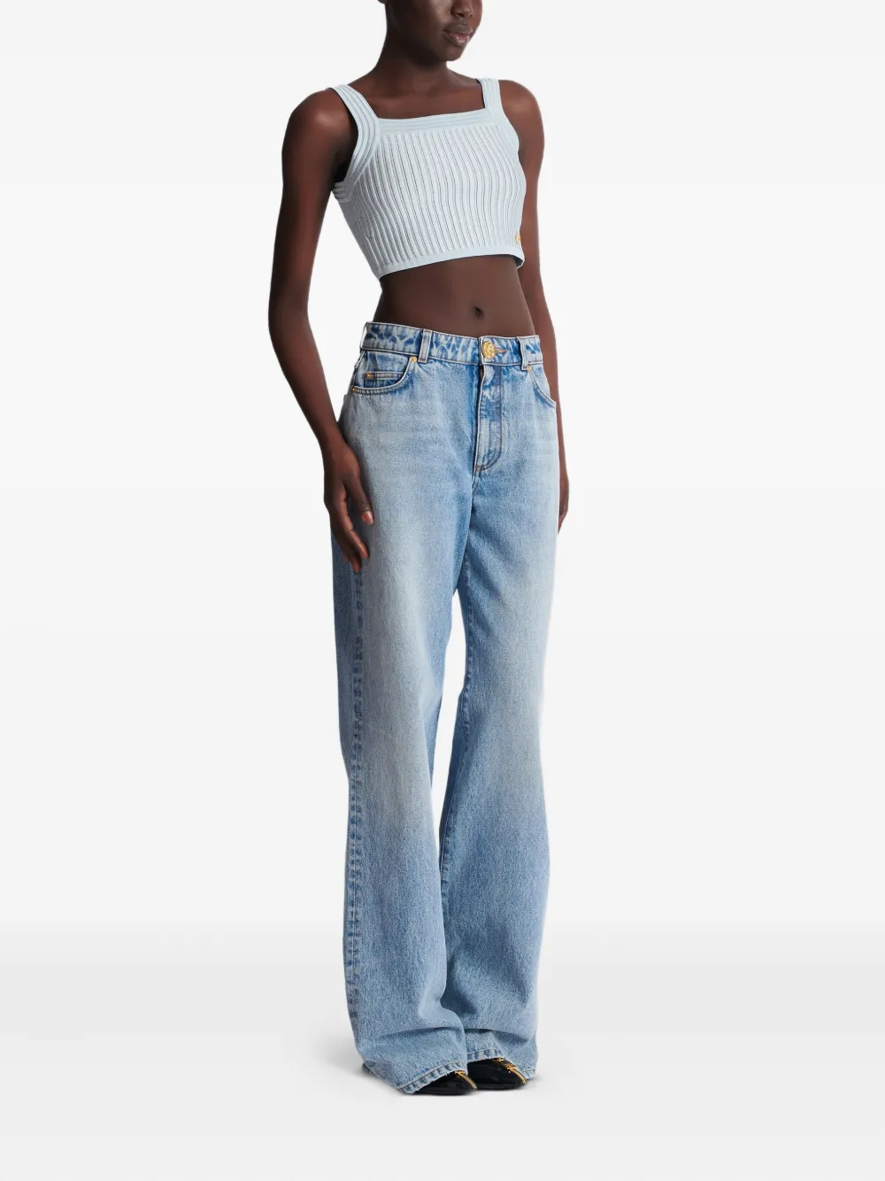Balmain Cropped top Blauw