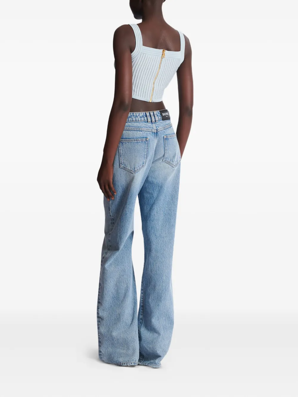 Balmain Cropped top Blauw