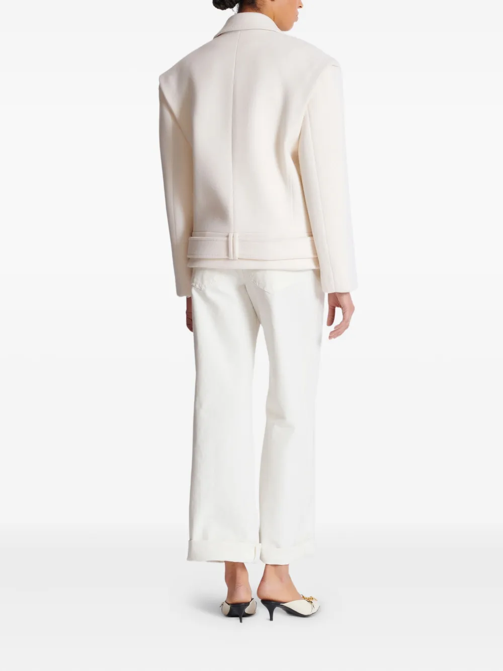 Balmain Wool-cashmere Pea Coat