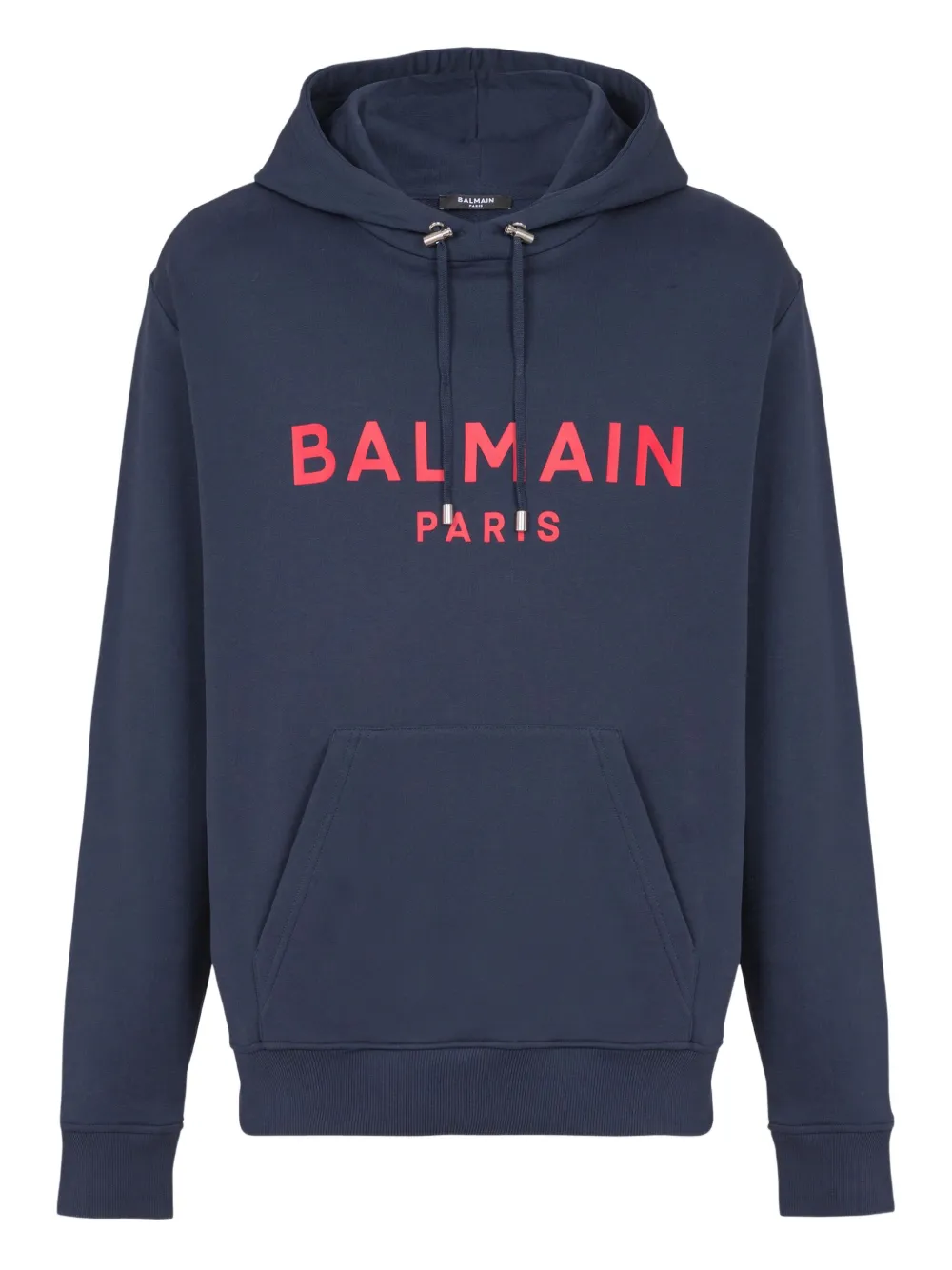 Balmain Hoodie met logoprint Blauw