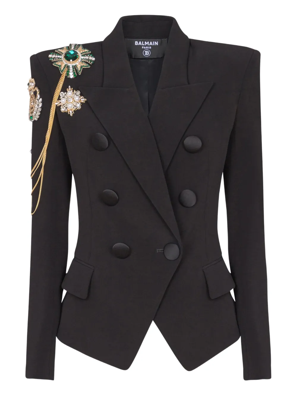 Balmain blazer con doble botonadura | negro | Image 1
