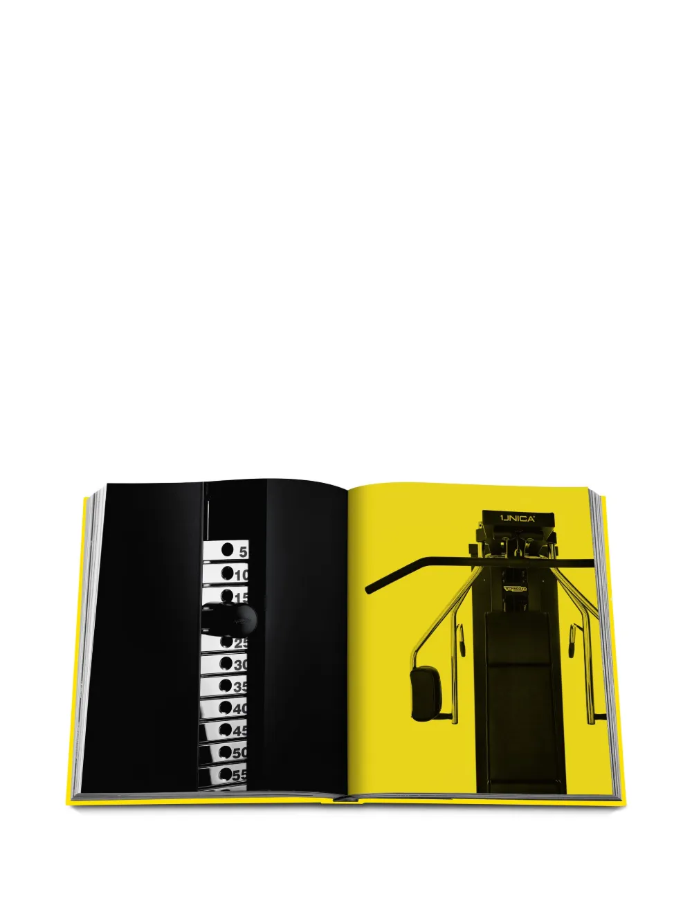 Assouline Technogym: The Art Of Wellness Book In Yellow