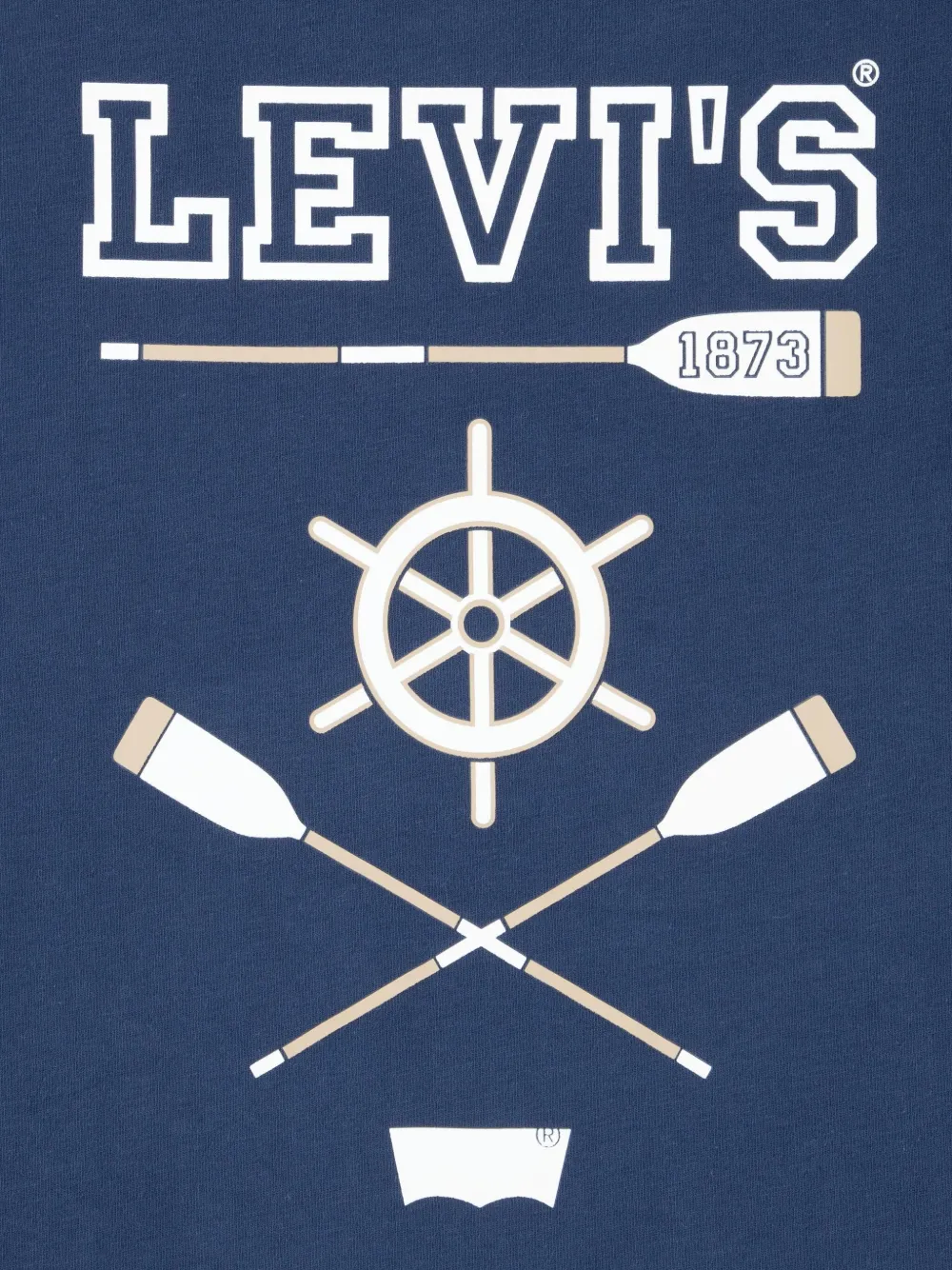 Levi's Kids T-shirt met logoprint Blauw