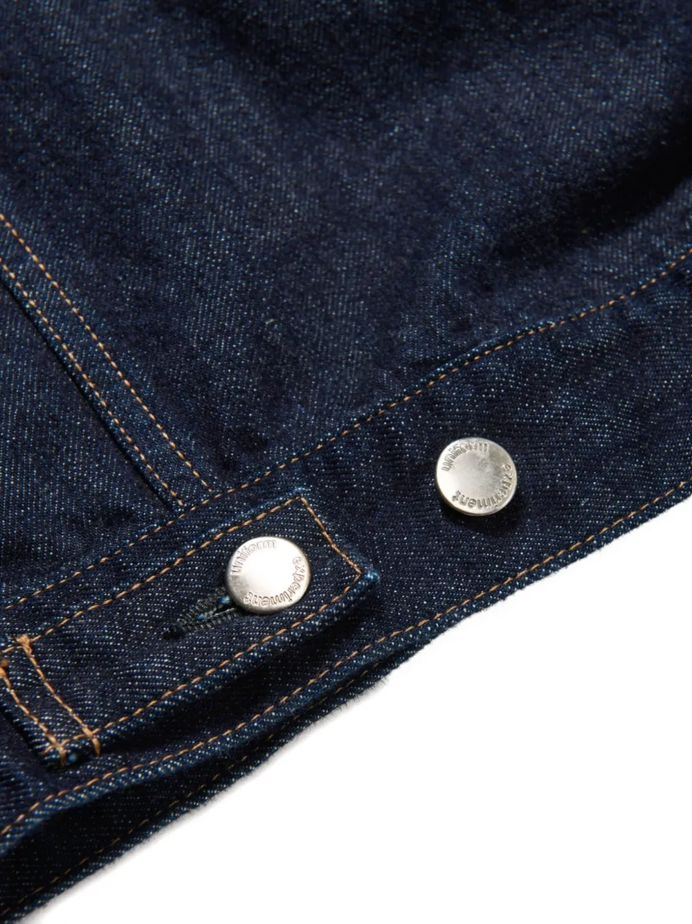 Shop Sophnet Button-up Denim Jacket