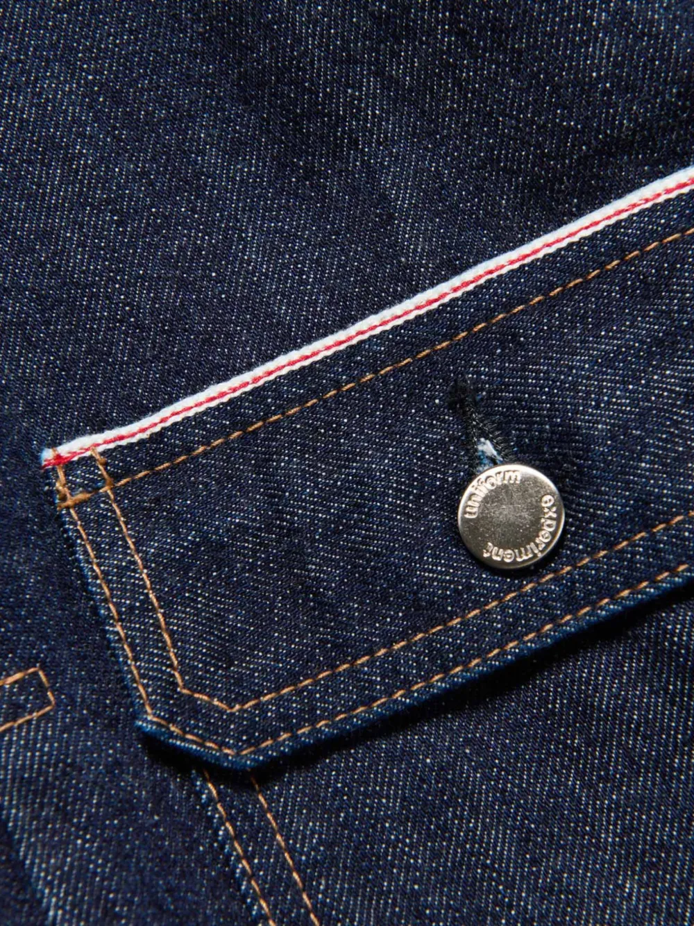 Shop Sophnet Button-up Denim Jacket