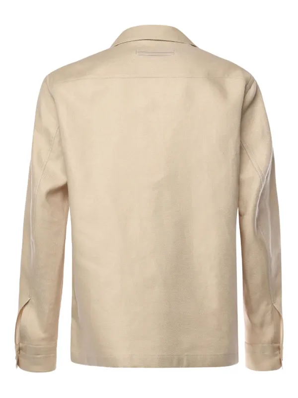 Zegna Oasi Lino オーバーシャツ | ニュートラル | FARFETCH JP
