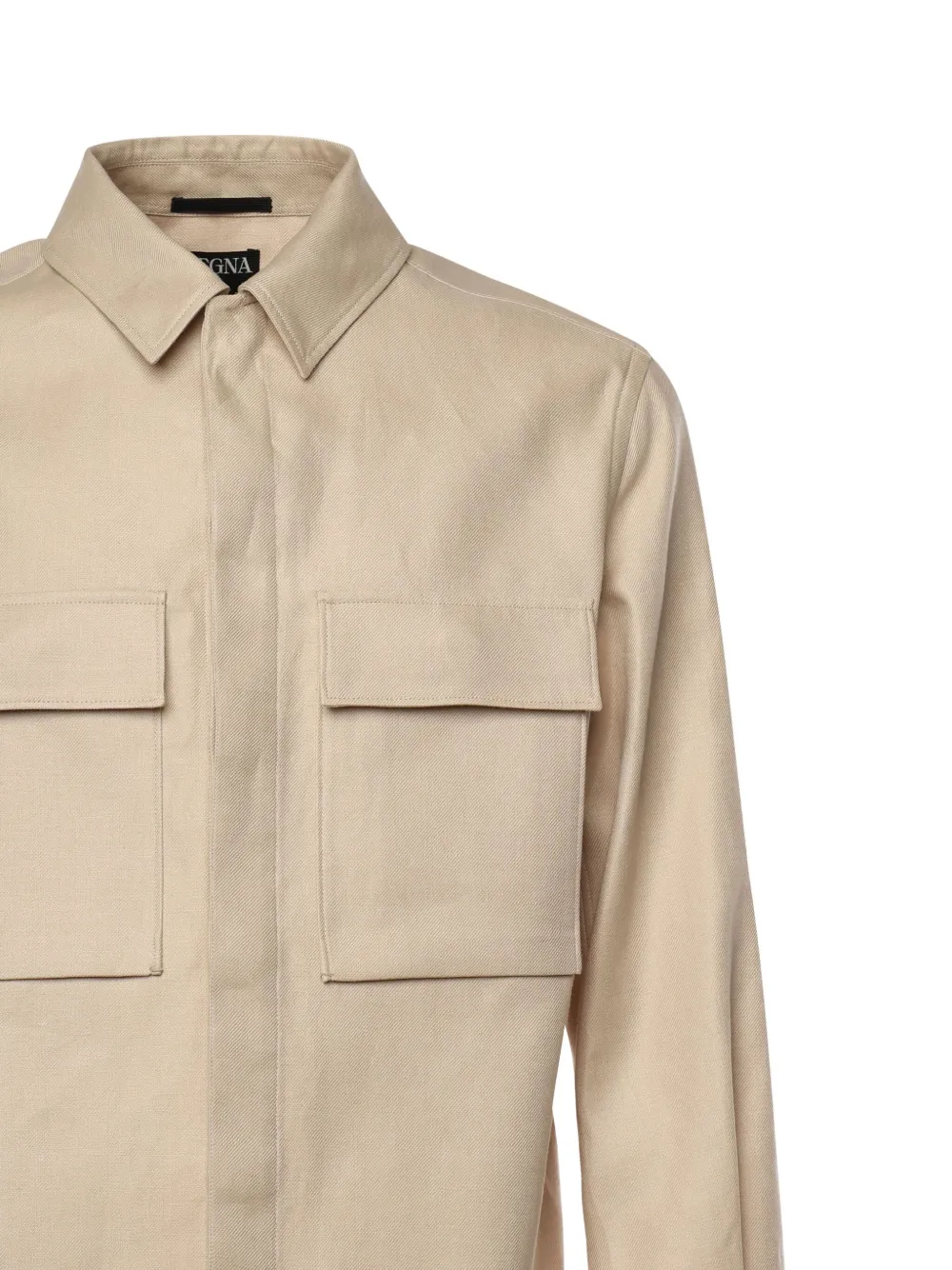 Zegna Giacca-camicia Oasi in lino | Giacche | Image 3