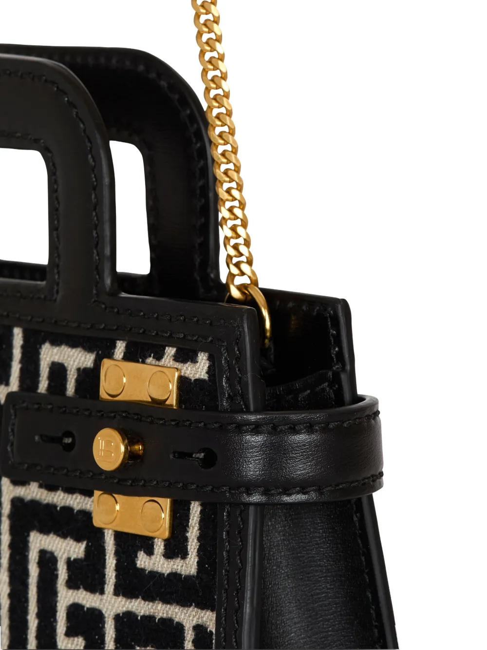Balmain Kleine B-Buzz shopper Zwart