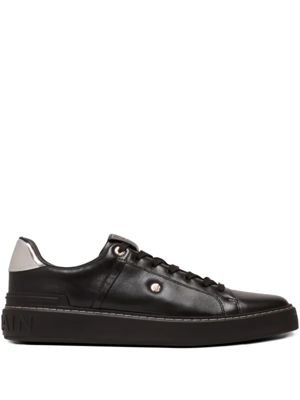 Balmain B-Court Sneakers | Black | FARFETCH