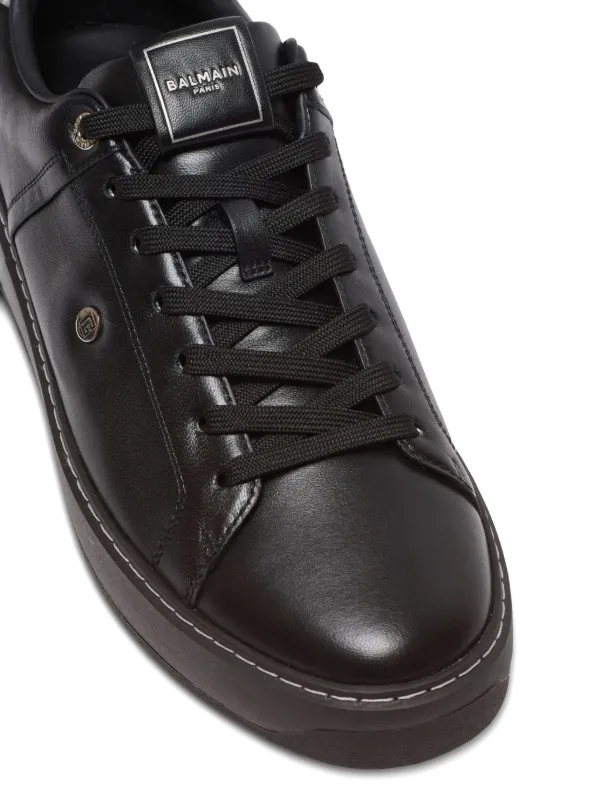 Balmain B-Court Sneakers | Black | FARFETCH