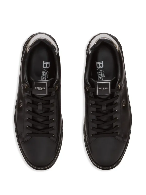 Balmain B-Court Sneakers | Black | FARFETCH