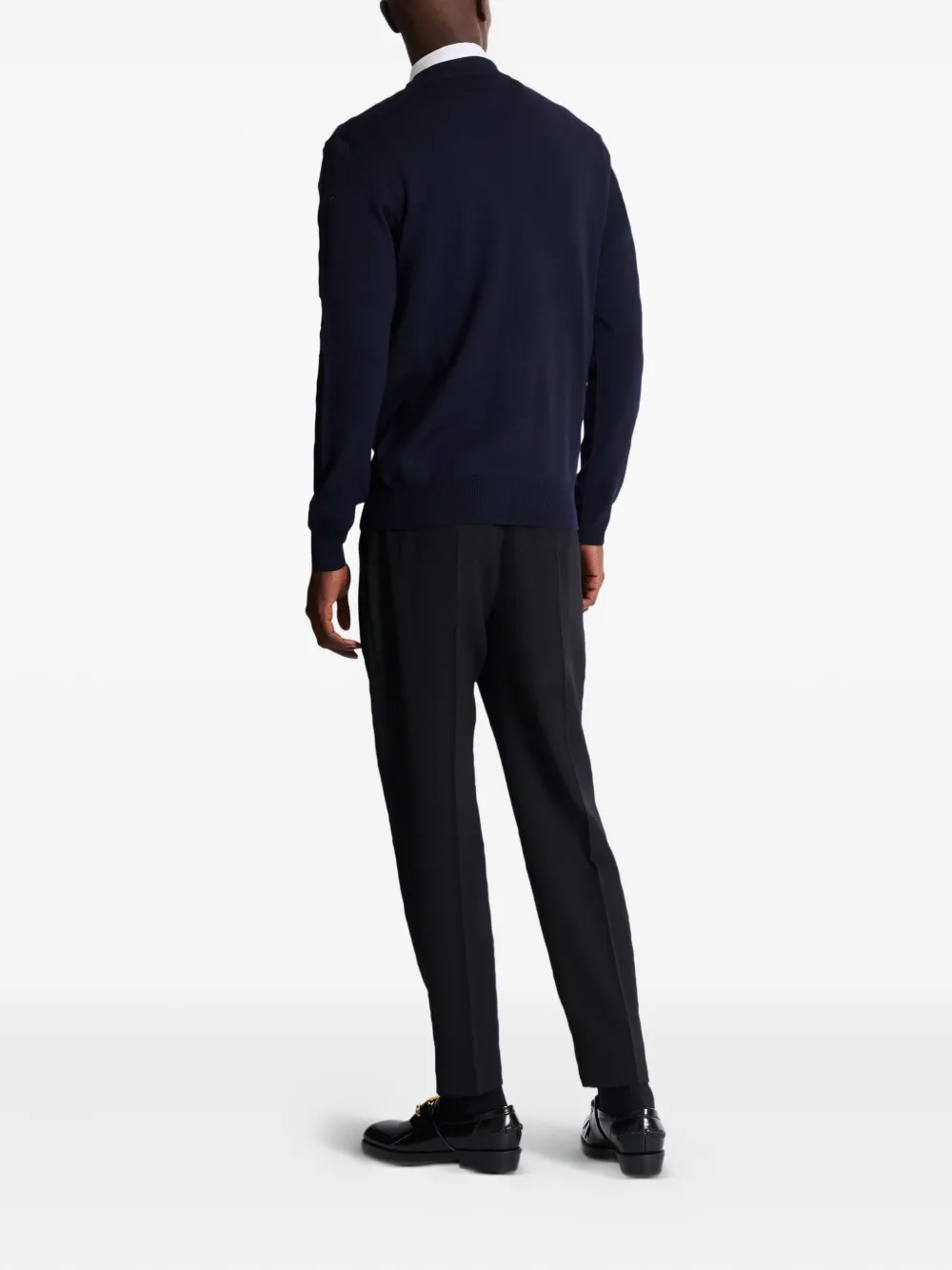 Balmain Merino Wool Logo Sweater