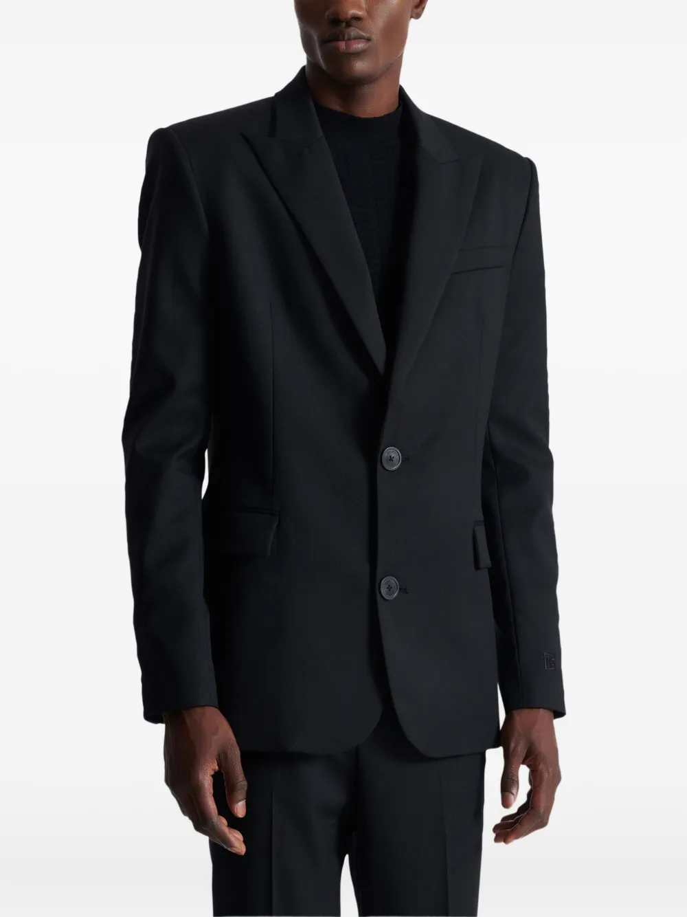 Balmain Wollen blazer Zwart