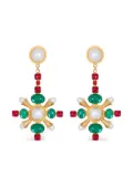 Balmain Baroque pendant earrings - Gold