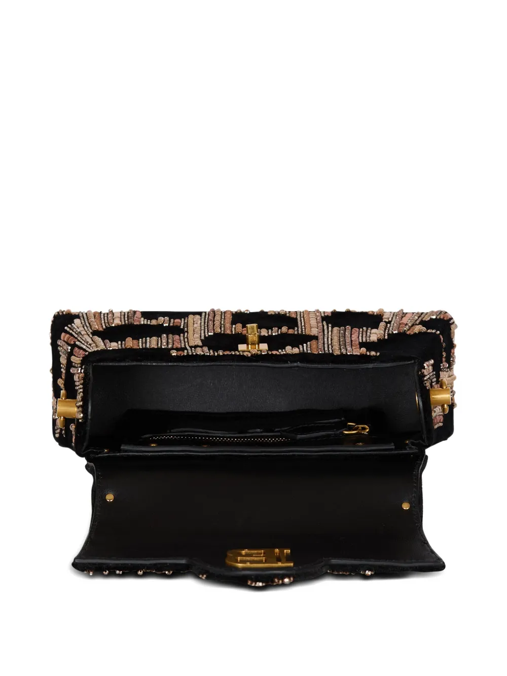 Balmain B-buzz Tote Bag In Black