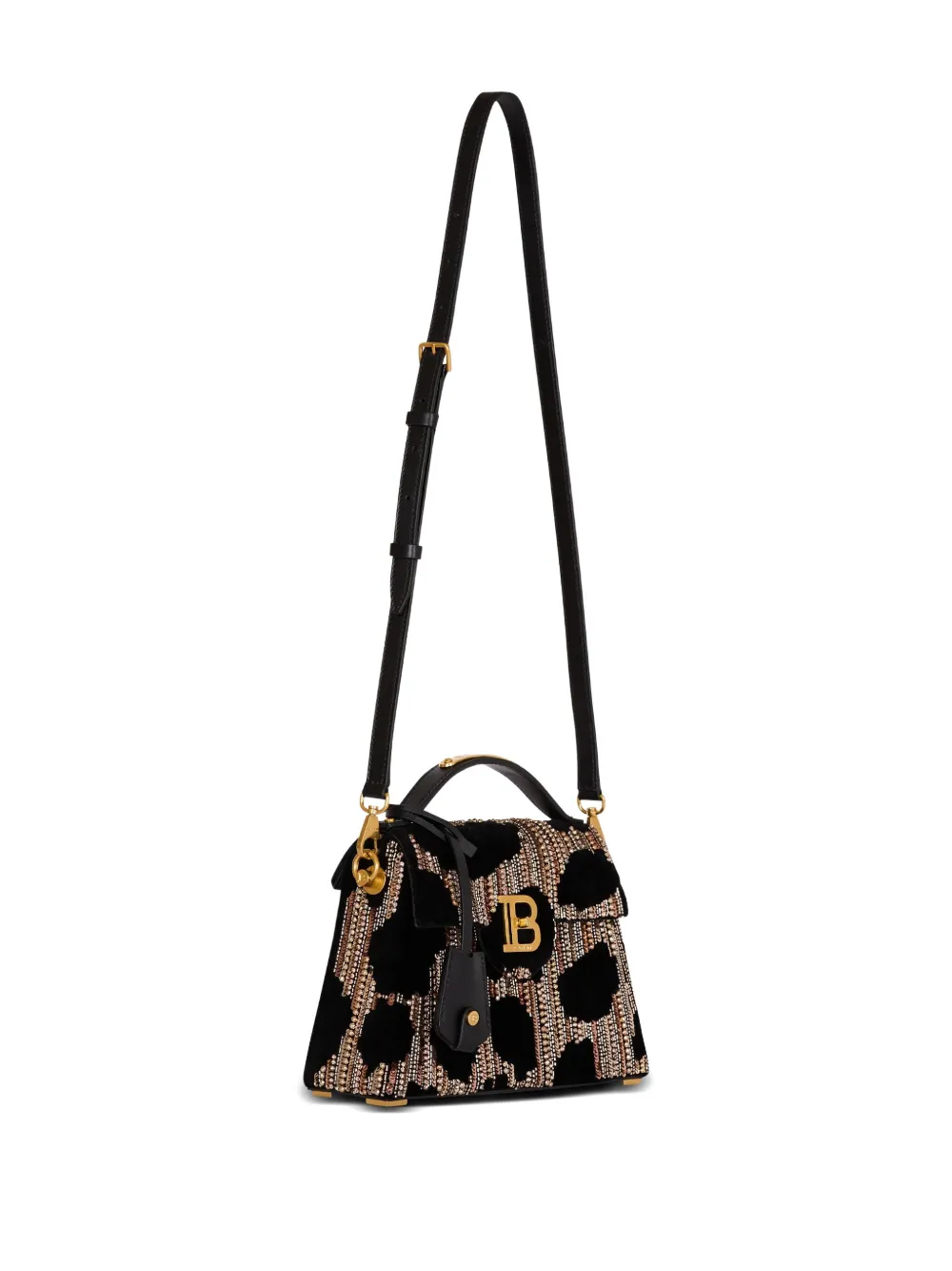 Balmain B-buzz Tote Bag In Black