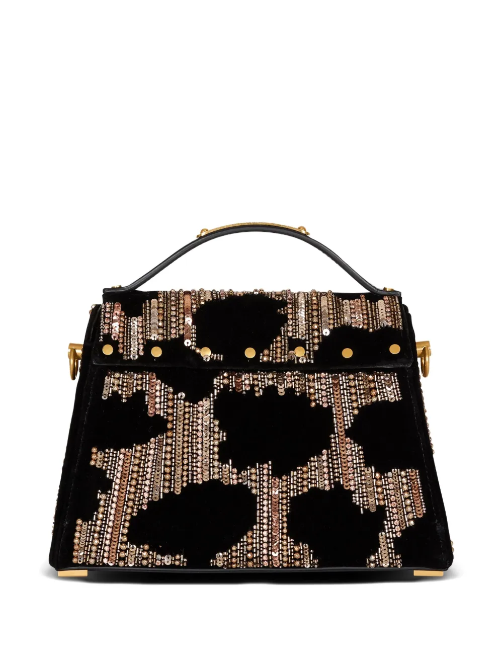 Balmain B-buzz Tote Bag In Black