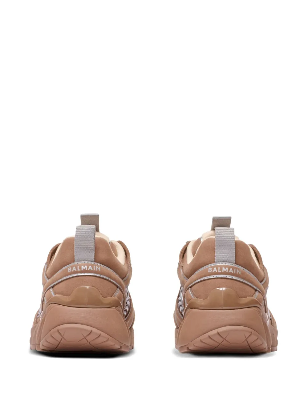 Balmain Cosmic Dust suede sneakers Brown