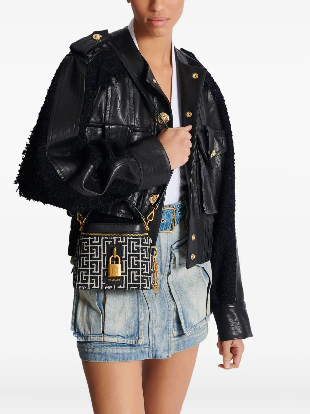 Balmain Pulse crossbodytas Zwart
